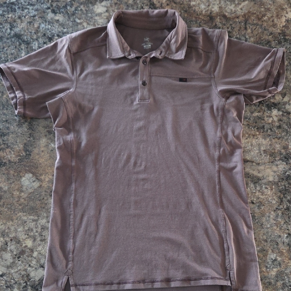 Arc'teryx Medium Men's Polo Shirt‎ in Taupe